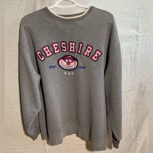 Vintage Cheshire Cat Alice In Wonderland Crewneck